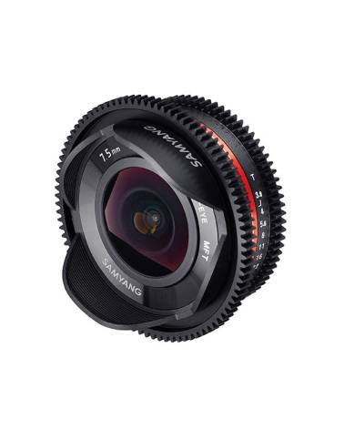 Samyang 7.5mm T3.8 VDSLR UMC Fish-Eye MFT – MFT (Video) Lens