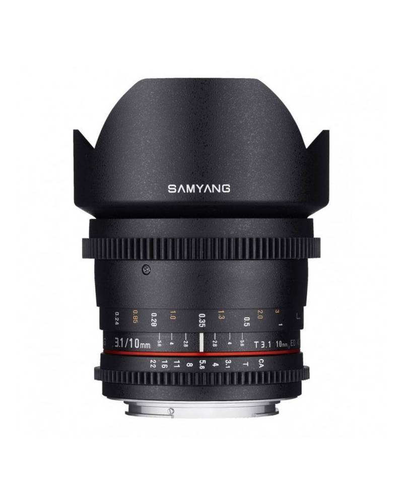 Samyang 10mm T3.1 VDSLR II Canon APS-C (Video) Lens