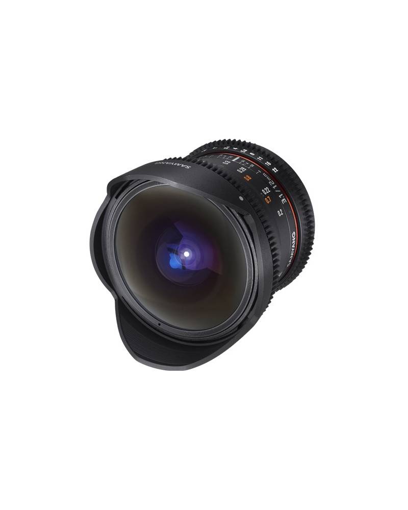 Samyang 12mm T3.1 VDSLR Fish-Eye Canon Full Frame (Video) Lens