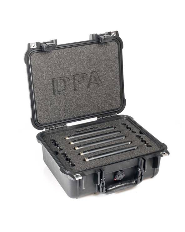 DPA Microphones Surround Kit with 5 X 4006a, Clips, Windscreens