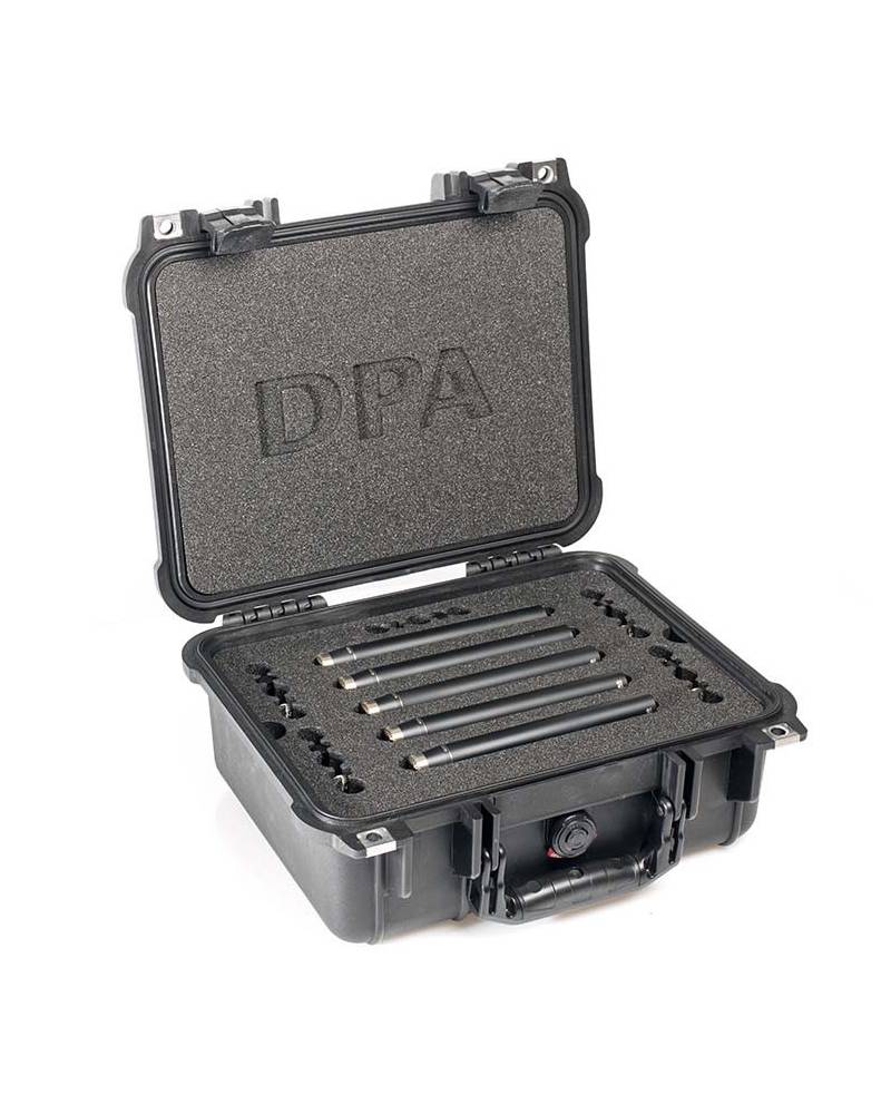 DPA Microphones Surround Kit with 5 X 4006a, Clips, Windscreens
