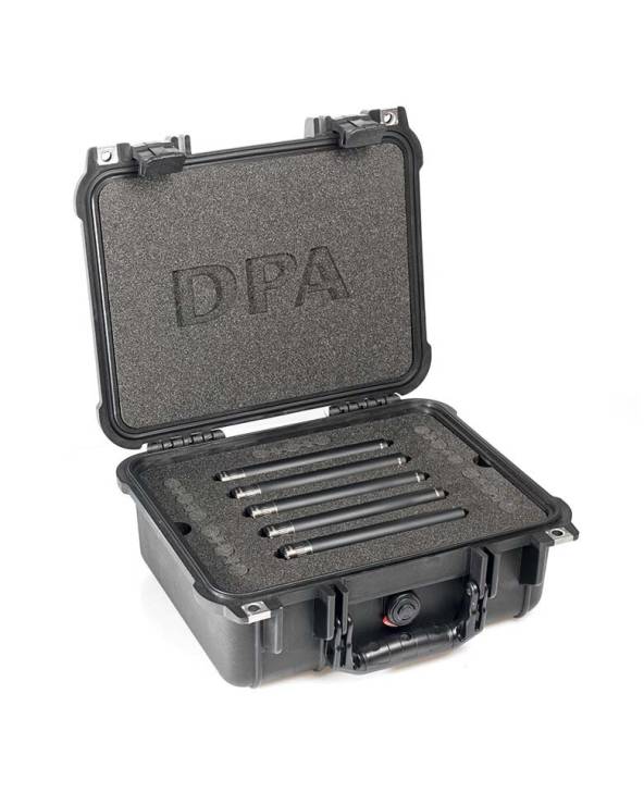 DPA Microphones Surround Kit with 5 X 4015a, Clips, Windscreens