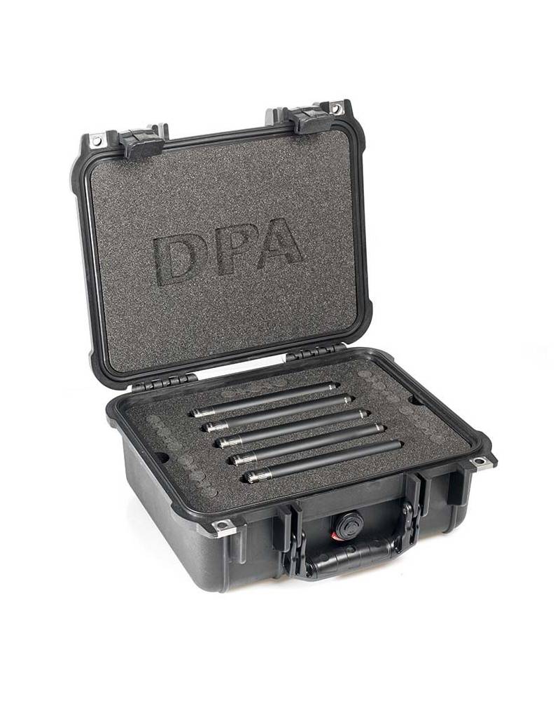 DPA Microphones Surround Kit with 5 X 4015a, Clips, Windscreens