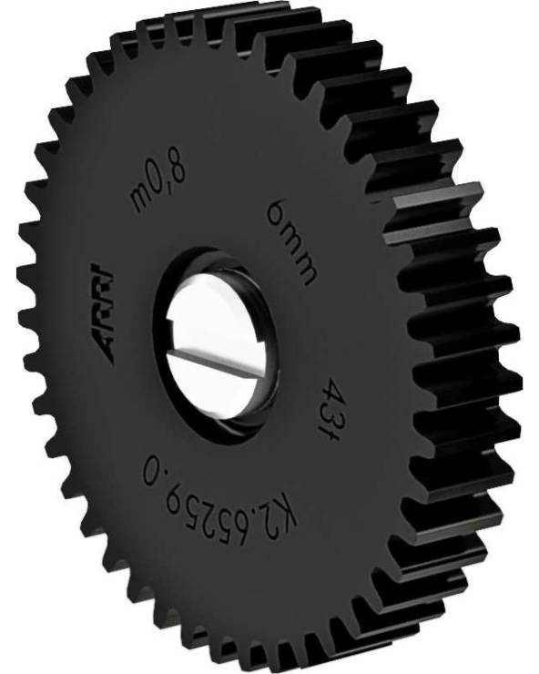 Arri - K2.65259.0 - 43 TEETH- 0.8-32 PITCH METRIC MODULE GEAR FOR LARGER PRIME LENSES AND 35MM ZOOM from ARRI with reference K2.
