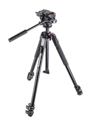 Manfrotto 190 series kit with 3 sections, with fluid