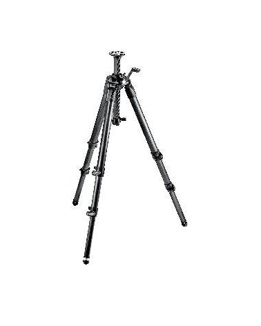 Manfrotto 057 carbon tripod 3 sections with rack