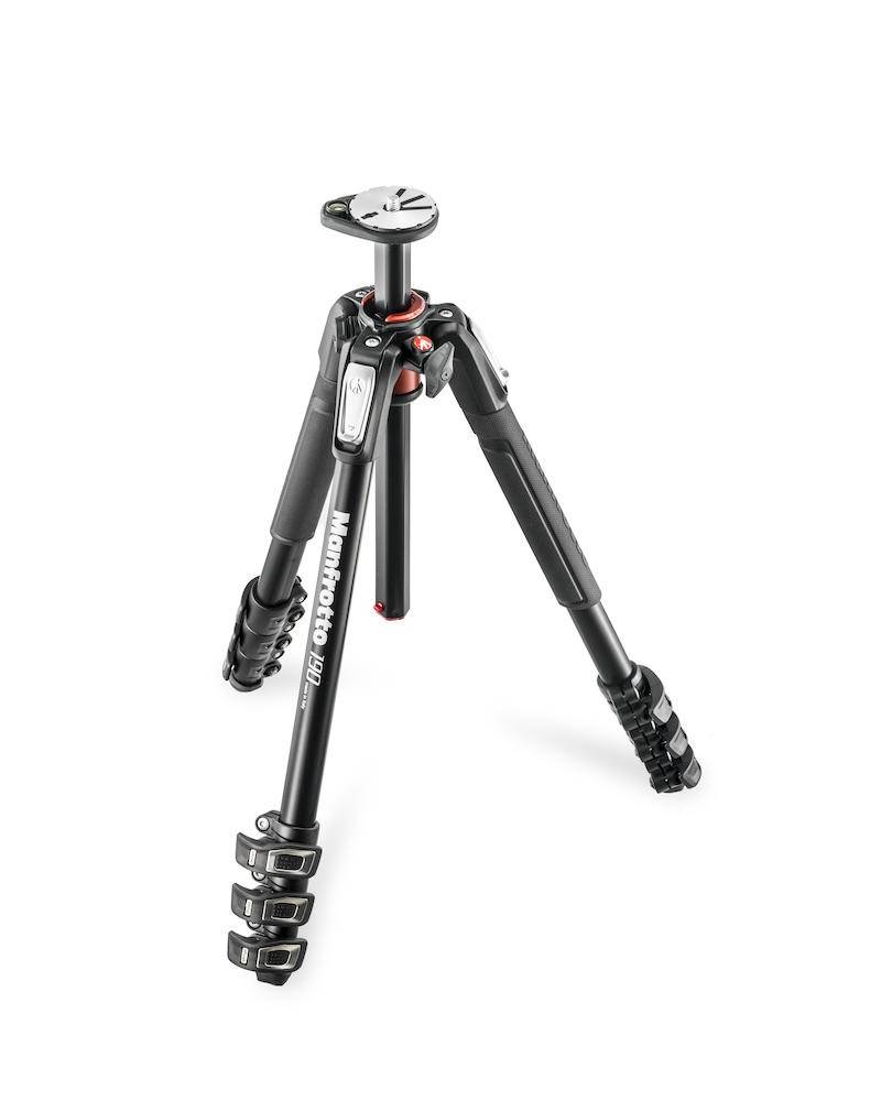Manfrotto Tripod series 190 aluminum 4 sections