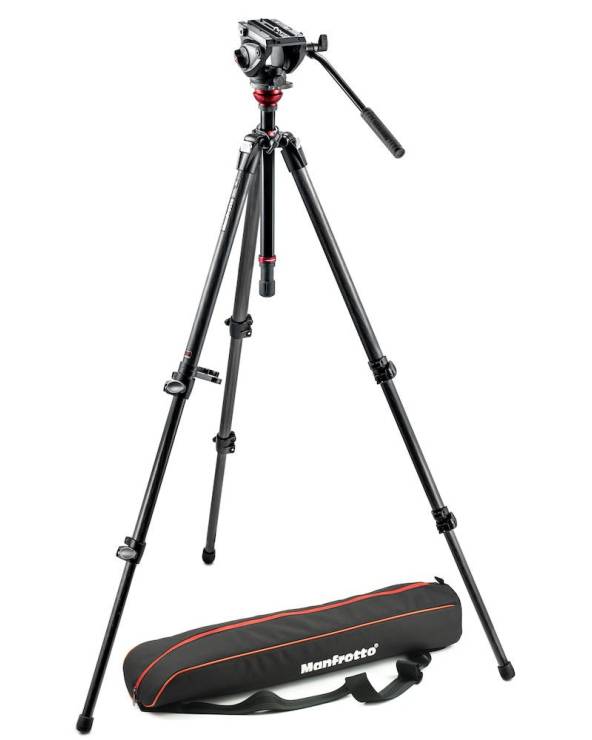 Manfrotto - MVH500AH-755CX3 - LIGHTWEIGHT FLUID VIDEO SYSTEM - CARBON LEGS - MDEVE from MANFROTTO with reference MVH500AH,755CX3